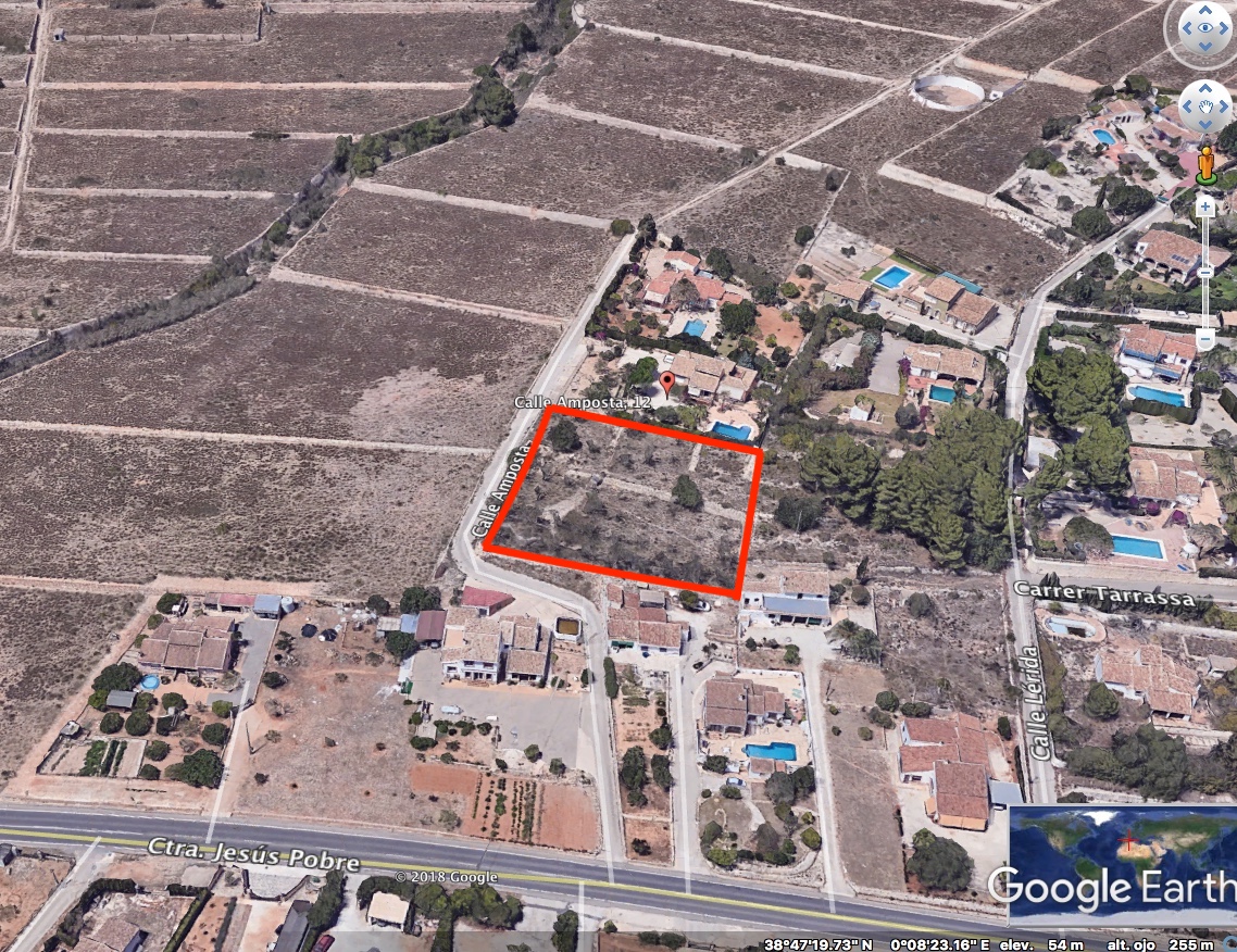 Javea. Parcela en Montgo con Licencia de Obra