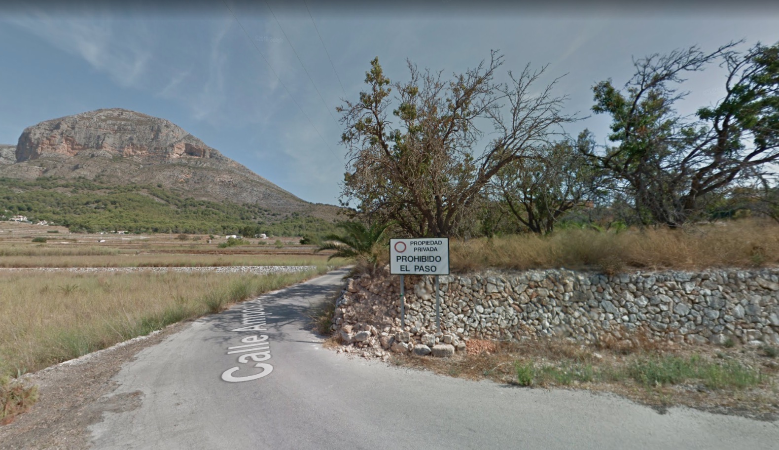 Javea. Parcela en Montgo con Licencia de Obra